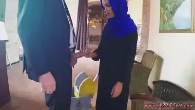 Muslim lady and arab first time Anything to Help The Poor