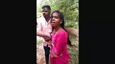 Desi lover outdoor caught