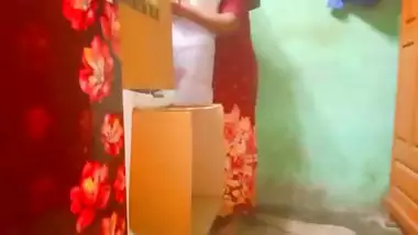 Indian nice aunty doggy style and fucking