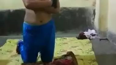 Indian female excellently poses on XXX camera being felt up by man