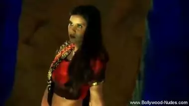 Exotic Indian Princess Dancing with passion